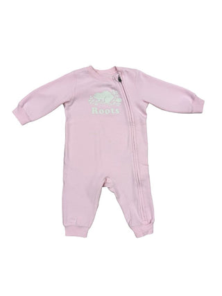 Roots  Light Pink Playsuit, 6-12 months