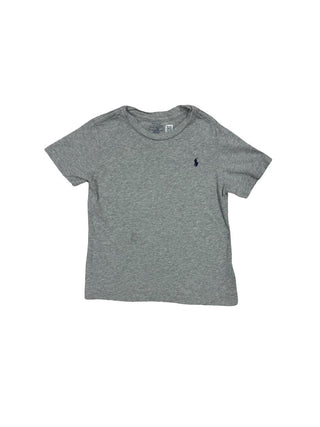 Polo Ralph Lauren  Grey Tee with Navy Blue Logo, 5 years
