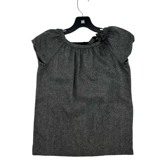Bonpoint grey wool dress w/bow, 4 years