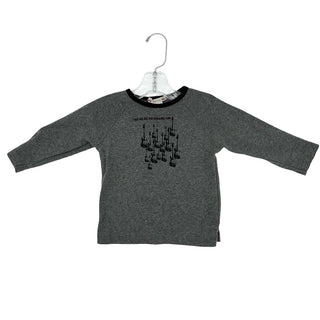 Bonpoint grey long sleeve, 18 months