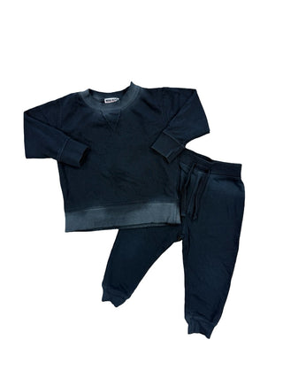 Mish boys Sweater and sweatpant navy ombré set, 18 months