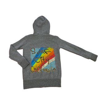Californian vintage Grey zip up hoodie, 6 years