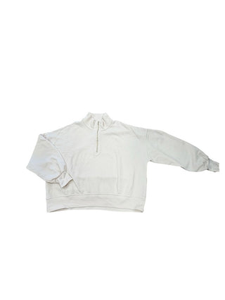 Xirena Cream quarter zip sweatshirt, XS