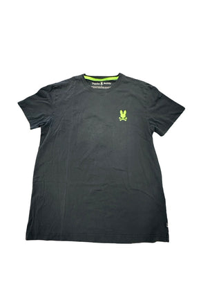 Psycho Bunny Navy T-shirt with Green logo, 4