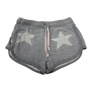T2 Love Grey shorts w/white stars, 8 years