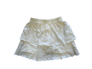 Zara White floral iyet skirt, 6