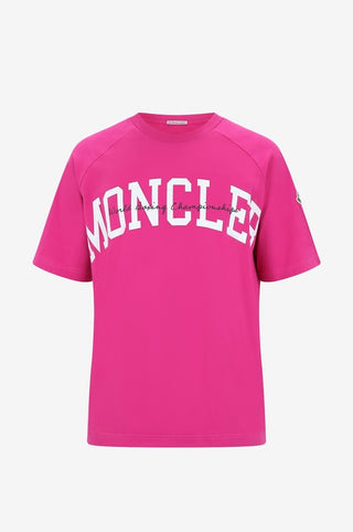 Monlcer Hot Pink Womens t-shirt, Small womens