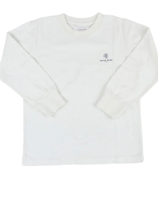 Anine Bing Kids White Long Sleave, 6-8