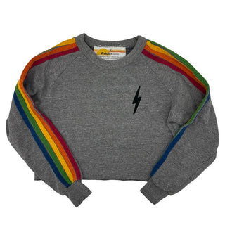 Aviator Nation Aviator Nation Cropped Sweater, x-small
