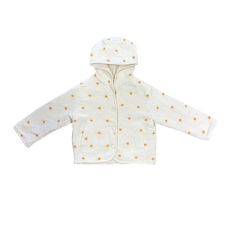 Zara New w/tags cream w/florals lightweight jacket, 4-5 years