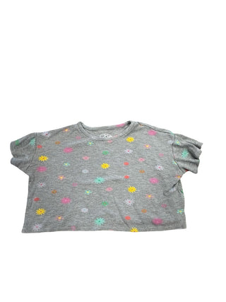 Chaser Gray t-shirt with colourful flowers, 8