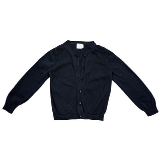 Crewcuts Black cotton cardigan, 6-7 years