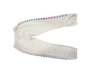Chaser Pink sweatpants with hearts on the side, 10