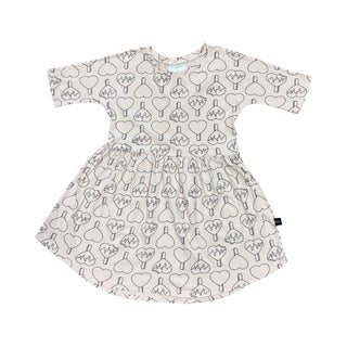 Hux Pink heart ice cream dress, 8 years