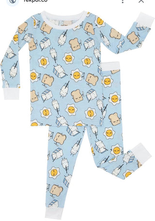 Little sleepies Breakfast pajamas, 4 years