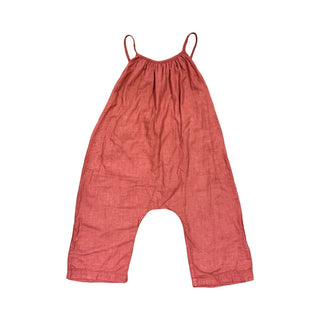 Daughter Dark terracotta pant/tank romper, 5-6 years