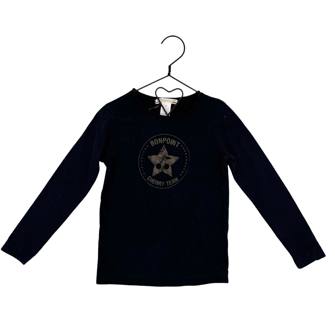 Bonpoint black long sleeve, 4 years