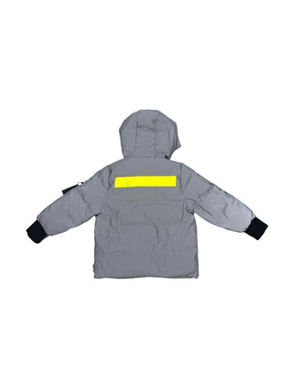 Nununu Holographic grey jacket, 4-5 years