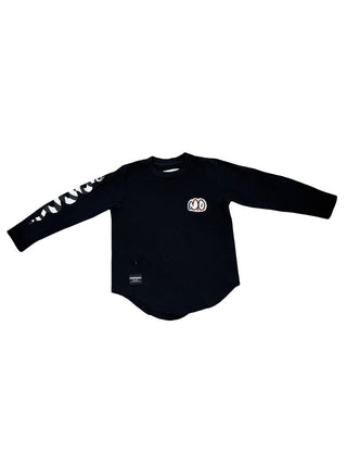 Nununu Black “no” longsleeve, 4-5 years
