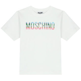 Moschino Stud logo tshirt new with tags, 12 years
