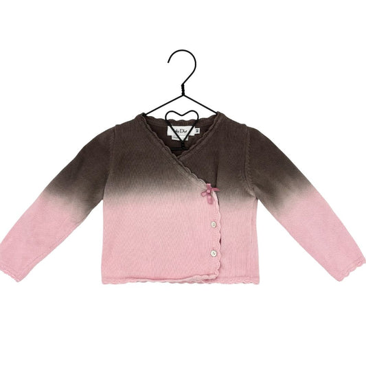Dior pink/brown kimono sweater, 2 years