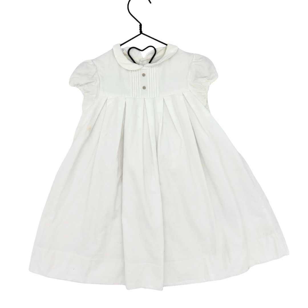 Jacadi white corduroy dress, 23 months
