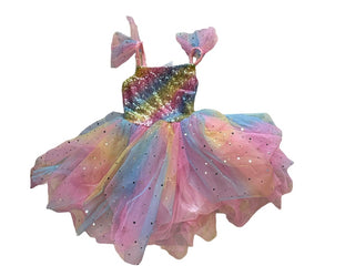Great pretenders Rainbow sparkle tanktop with tutu, 5-6
