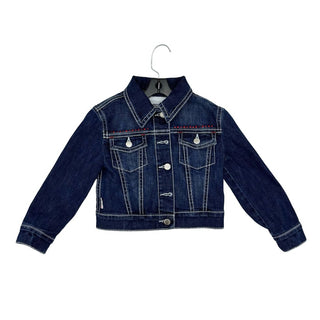 Moschino denim jacket/skirt set, 2 years
