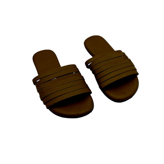 Tkees tan Caro sandals, 9-10 little kid