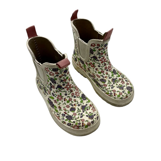 Zara floral rainboots, euro 26 little kids