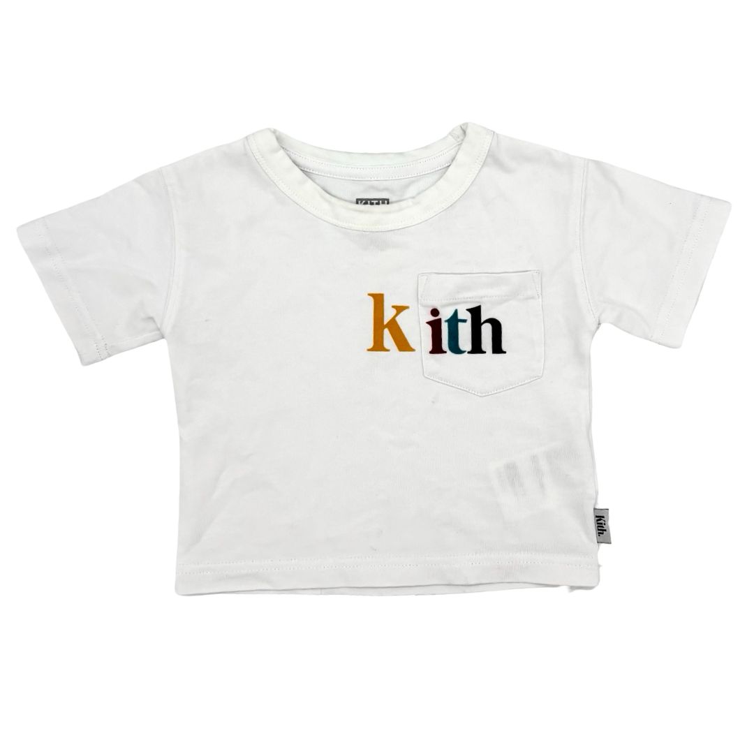 Kith white tshirt, 9-12 months