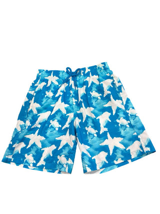Vilebrequin Blue and white marine life bathing suit, 10 years