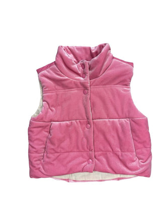 Vignette Pink Velour Vest, 4 years