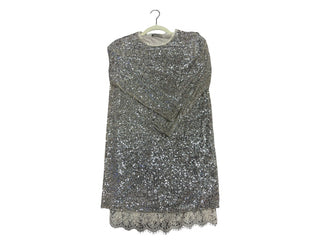 ermanno scervino Long sliver sparkle dress, 14y
