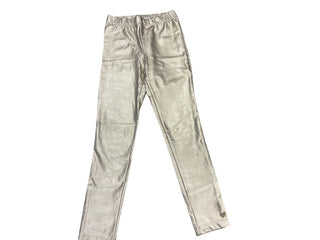 Monnalisa Gold leather leggings, 10 years