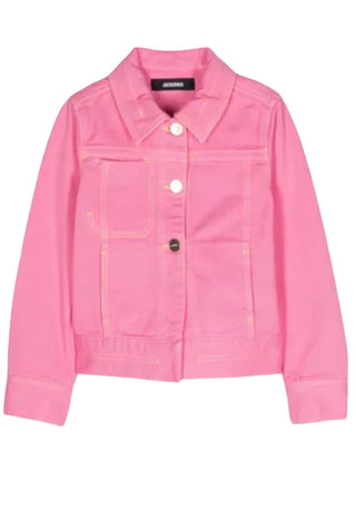 jacquemus Bright pink jean jacket, 12 years