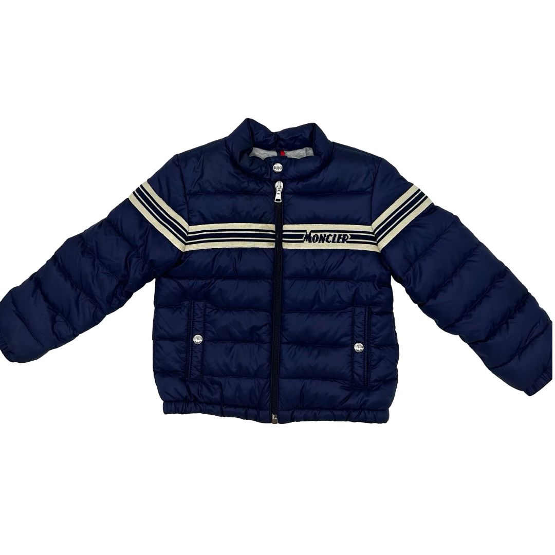Moncler blue Haraiki Puffer jacket, 3 years