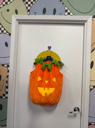 Pumpkin Halloween plush costume, 3-4 years