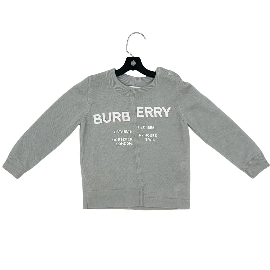 Burberry blue cashmere sweater, 2 years
