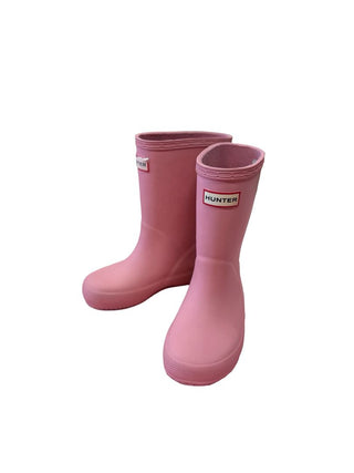 Hunter Pink Rainboots, 8-9 little kid