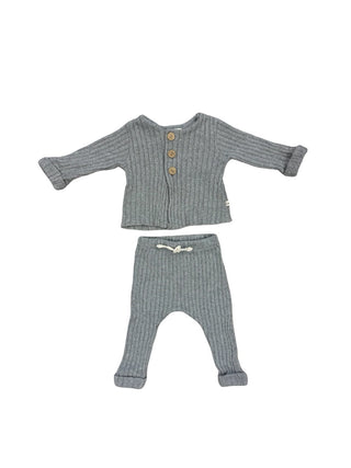 1+in the family Grey knit set, 3 months