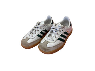 Adidas Green and White Sambas, 7 little kid