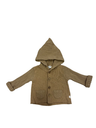 1+in the family Tan knit cardigan, 3 months