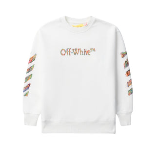 Off-White kids White multicolour sketch sweatshirt, 6 years