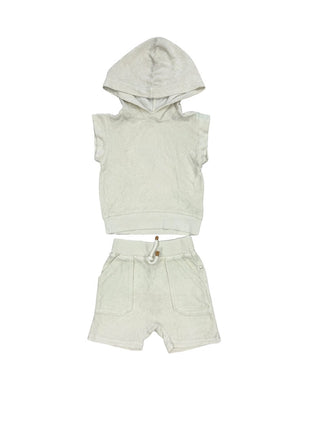 1+in the family Cream terry cloth set, 24 months