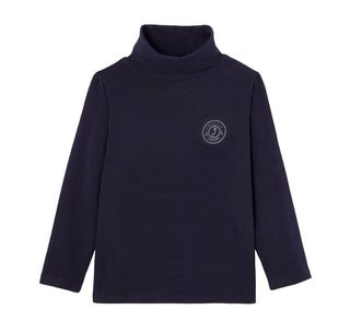 Jacadi Navy turtle neck long sleave , 6 years