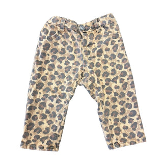 H&M Cheetah print jeans, 9 months