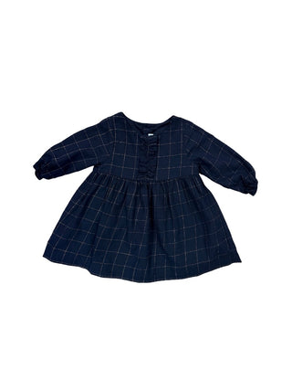 Jacadi Navy long sleeve dress, 6 months