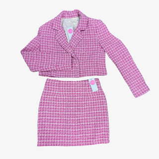 Chelsea New w/tags Pink tweed jacket/skirt set, Small