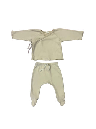 Quincy Mae Cream wrap set, Newborn